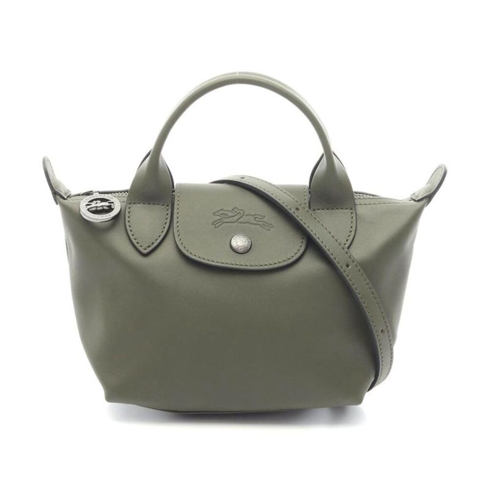 Pre Loved Longchamp Vintage Le Pliage Tote Bag Women green | green Handbags